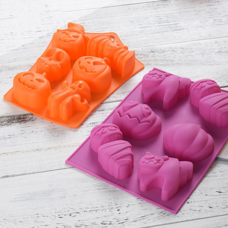 Halloween Shape Silicone Cake Baking Mold