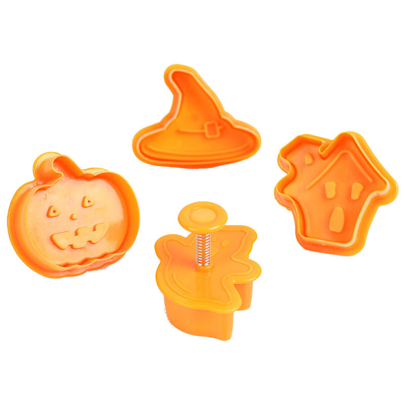 Baking Set Tool Halloween Diy Plastic Cookie Cutter Mold