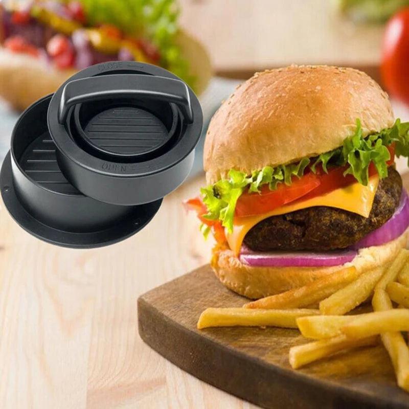 Round Shape burger Press Food-Grade ABS Hamburger Meat Press Beef Grill Hamburger Press Patty Maker Mold Kitchen Tool