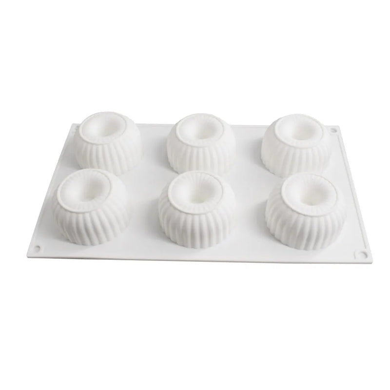 6 Holes Cookie Shape Silicone Cake Decorating Mold For Baking Silicon Moldes Dessert Mousse Pastry