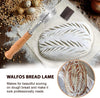 WALFOS Bread Lame New European Bread Arc Curved Bread Knife Western-Style Baguette