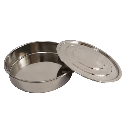 2-500M Round 304 Stainless Steel Lab Sieve Aperture Standard Sifters Shakers Kitchen Strainer