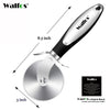 WALFOS 1pcs/2pcs Stainless Steel Pizza Cutter Professional Pizza Cutter Wheel with Anti-Slip Handle