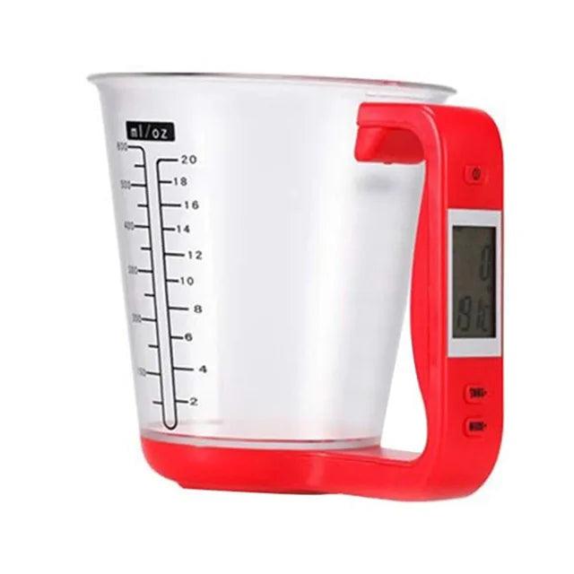 Walfos  Electronic Measuring Cup Kitchen Food Scales With LCD Display Digital Beaker Host Weigh