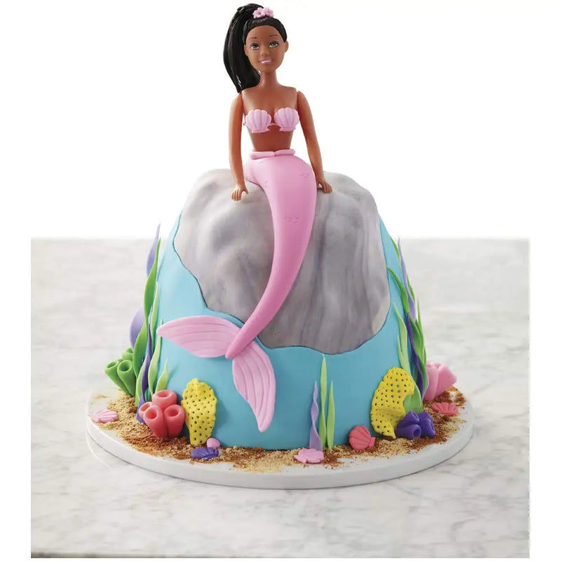 6/8inch 3D Princess Dress Doll Cake Fondant Baking Pan Tin Decoration Making Mould Mold