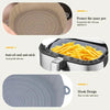 Air Fryer Pan Silicone Basket Airfryer Oven Baking Silicone Tray Reusable Airfryer Pot Pan Liner