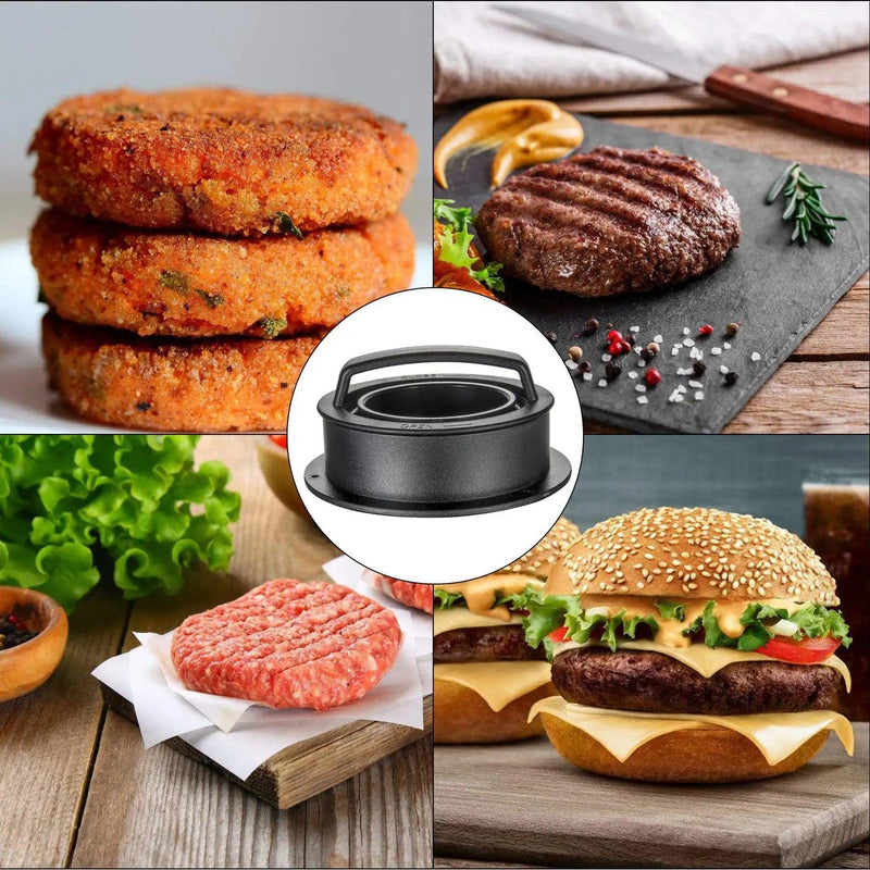 Round Shape burger Press Food-Grade ABS Hamburger Meat Press Beef Grill Hamburger Press Patty Maker Mold Kitchen Tool