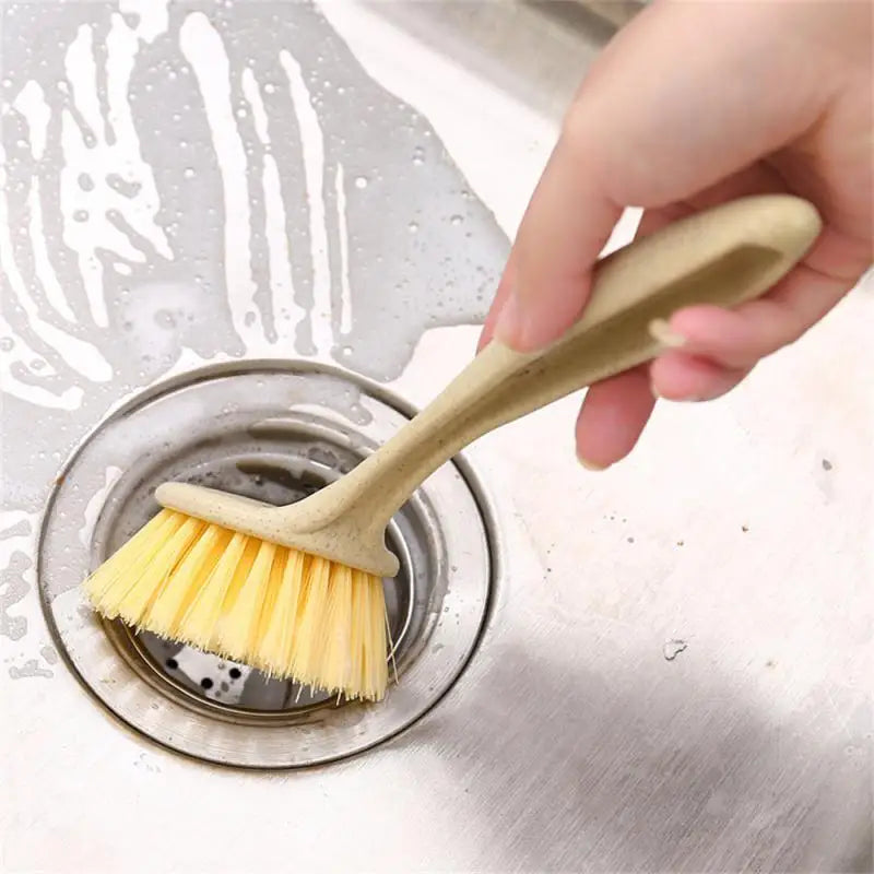 3/1pcs Kitchen Cleaning Brush Long Handle Multifunctional Plate Bowl Dish Washing Brush