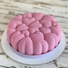 Valentine's Day Heart Shaped Stitching Texture Mousse Mould Food Grade Silicone Cake Molds