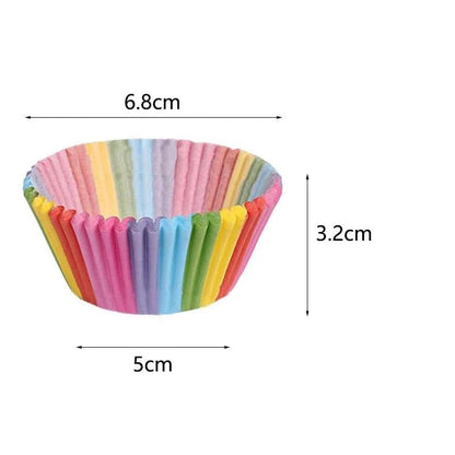 100-1000Pcs Muffin Cupcake Paper Cups Cupcake Liner Baking Muffin Box Cup Case