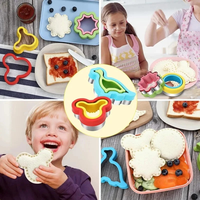 Sandwich Cutters for Kids and Cookie Cutter Shapes Christmas for Lunch