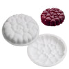 Valentine's Day Heart Shaped Stitching Texture Mousse Mould Food Grade Silicone Cake Molds