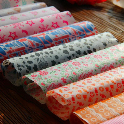 50Pcs/Lot Wax Paper Food Grade Grease Paper Food Wrappers Wrapping Paper For Bread Sandwich