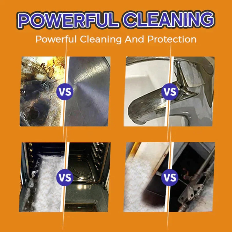 Heavy Oil Cleaner Powerful Kitchen Oil Stain Degreaser Oil Stains Remover Cleaning Grills Ovens