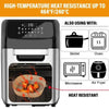 Air Fryer Pan Silicone Basket Airfryer Oven Baking Silicone Tray Reusable Airfryer Pot Pan Liner