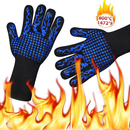 1 pc High Temperature Resistant Gloves Silicone Flame High Temperature Resistant 800 Degrees - BAKEWARE : NEW ZEALAND