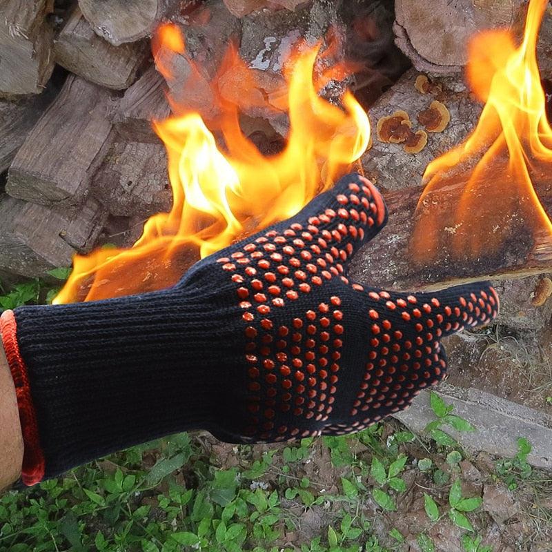 1 pc High Temperature Resistant Gloves Silicone Flame High Temperature Resistant 800 Degrees - BAKEWARE : NEW ZEALAND