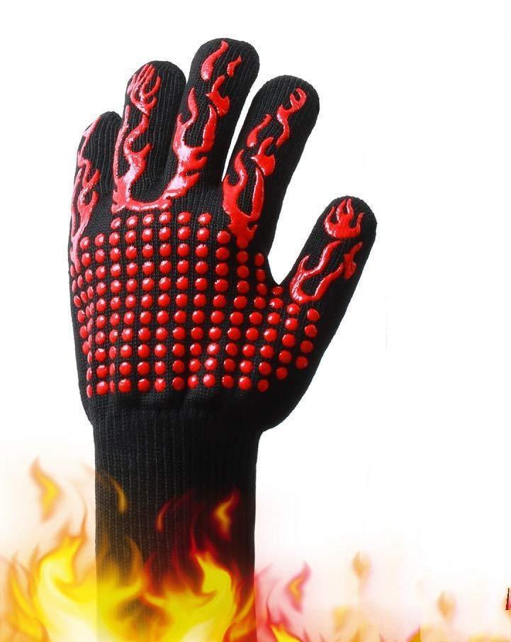 1 pc High Temperature Resistant Gloves Silicone Flame High Temperature Resistant 800 Degrees - BAKEWARE : NEW ZEALAND