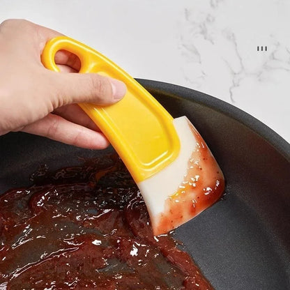 Non Stick Silicone Pan Scraper Dish Cleaning Spatula And Spatula Pot Cleaning Tool