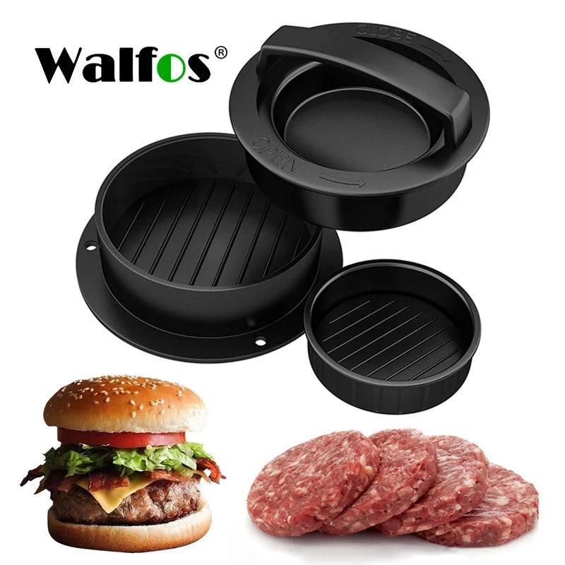 Round Shape burger Press Food-Grade ABS Hamburger Meat Press Beef Grill Hamburger Press Patty Maker Mold Kitchen Tool