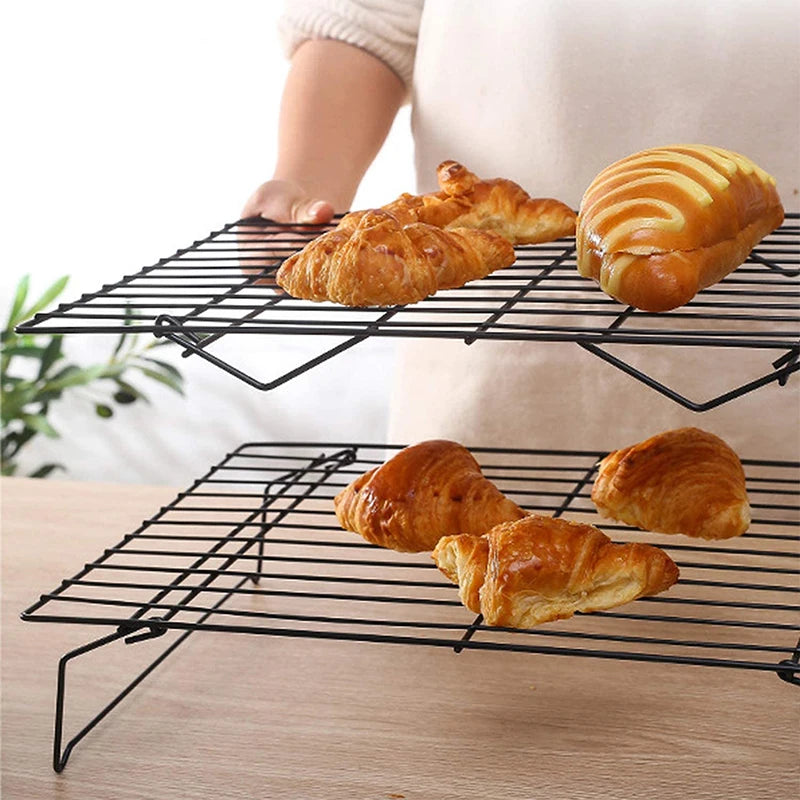 WALFOS Stainless Steel Nonstick Wire Grid Baking Tray Cake Cooling Rack Oven Kitchen