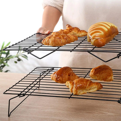 WALFOS Stainless Steel Nonstick Wire Grid Baking Tray Cake Cooling Rack Oven Kitchen