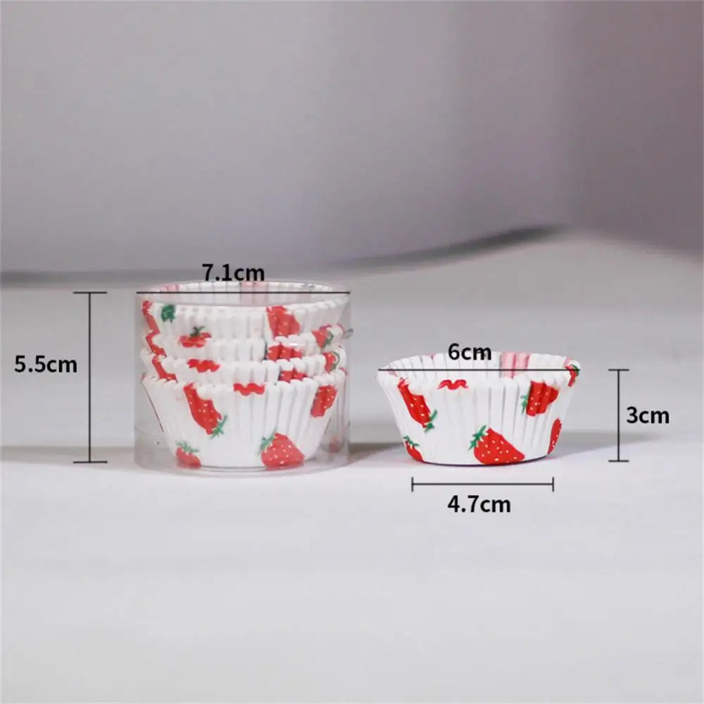 100PCS Cupcake Paper Cups Muffin Cupcake Liner Baking Muffin Box Cup Tray Wedding Party Wrapper