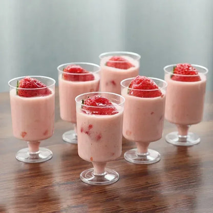 Mini Dessert Plastic Cups | Disposable Mousse Container