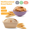 Silicone Bread Basket Home Baking Dough Nonstick Bread Basket Leavening Bowl Soft Foldable