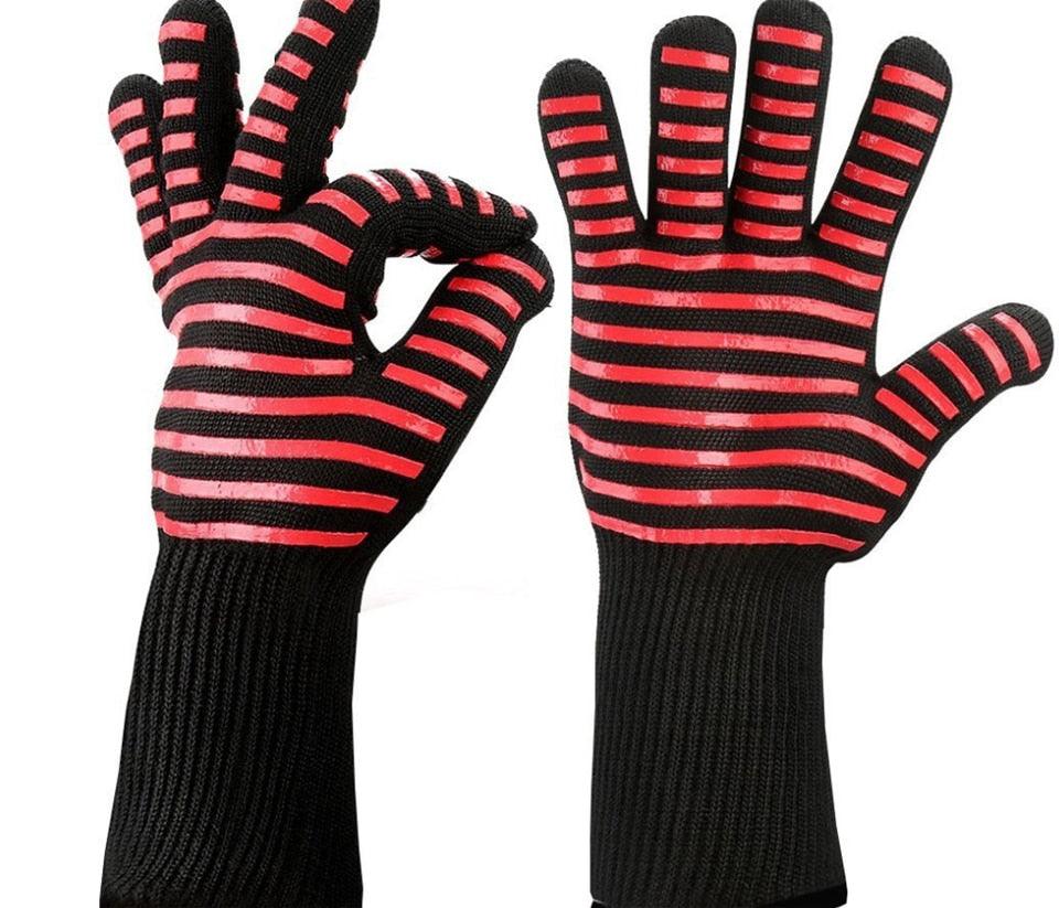 1 pc High Temperature Resistant Gloves Silicone Flame High Temperature Resistant 800 Degrees - BAKEWARE : NEW ZEALAND