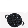 7-Hole Cake Cooking Pan Cast Iron Omelette Pan Non-stick Cooking Pot Breakfast Egg Cooking Pie