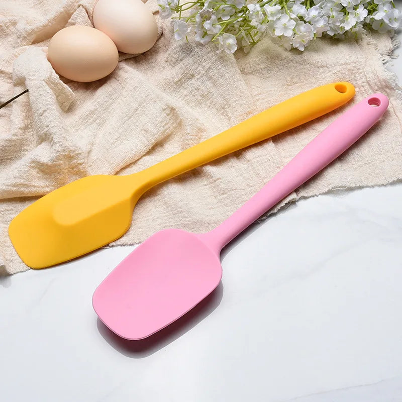 28CM Food-grade Silicone Square Spatula Large Baking and Decorating  T-spatula Multi-color