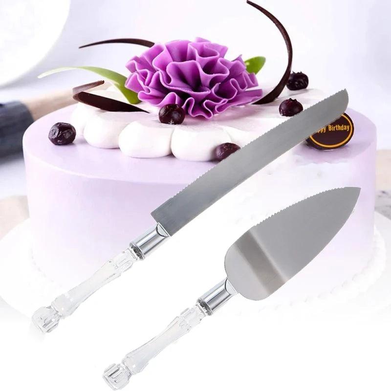 Stainless Steel Cake Shovel Set Bread Pizza Knife Dessert Pie Fondant Divider Cutter Spatula