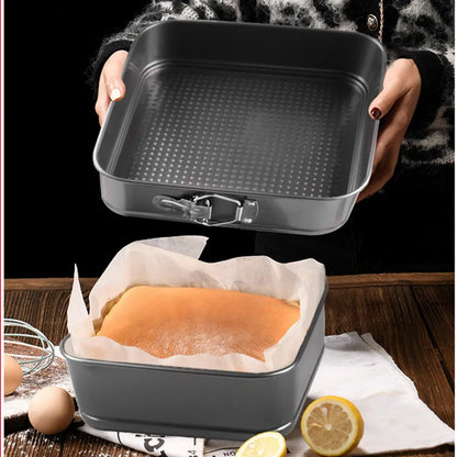 18-26cm Square Shape Cake Tins Mold Non Stick Baking Bake Trays Pan Kitchen Dining Bar Bread Loaf