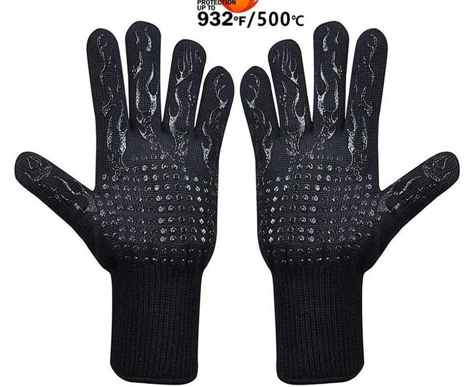 1 pc High Temperature Resistant Gloves Silicone Flame High Temperature Resistant 800 Degrees - BAKEWARE : NEW ZEALAND