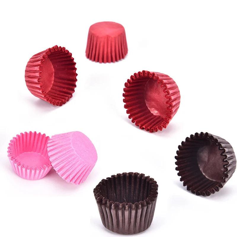 100-1000Pcs Muffin Cupcake Paper Cups Cupcake Liner Baking Muffin Box Cup Case