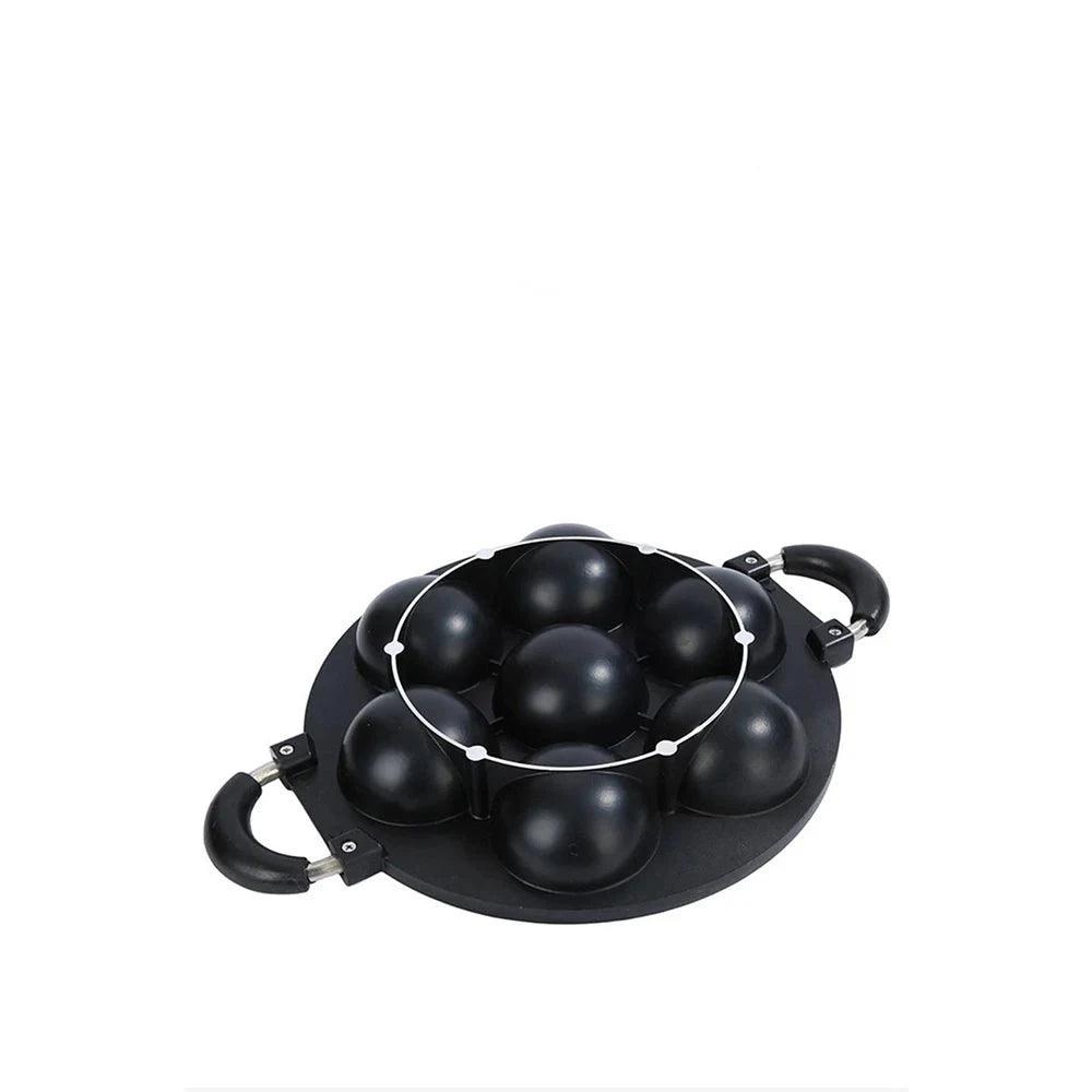 7-Hole Cake Cooking Pan Cast Iron Omelette Pan Non-stick Cooking Pot Breakfast Egg Cooking Pie