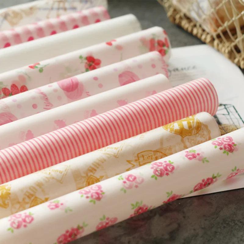 50Pcs/Lot Wax Paper Food Grade Grease Paper Food Wrappers Wrapping Paper for Bread Sandwich