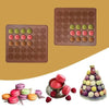 48/30 Holes Non-Stick Silicone Macaron Macaroon Pastry Oven Baking Mould Sheet Mat Diy Mold