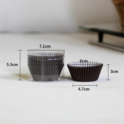 100PCS Cupcake Paper Cups Muffin Cupcake Liner Baking Muffin Box Cup Tray Wedding Party Wrapper