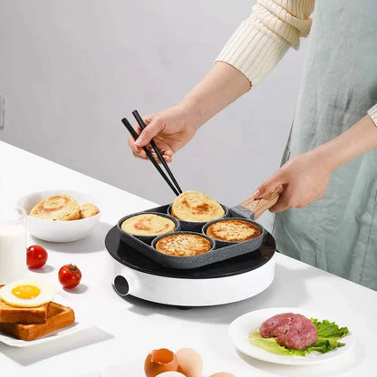 UPORS Non-Stick Frying Pan with Wooden Handle