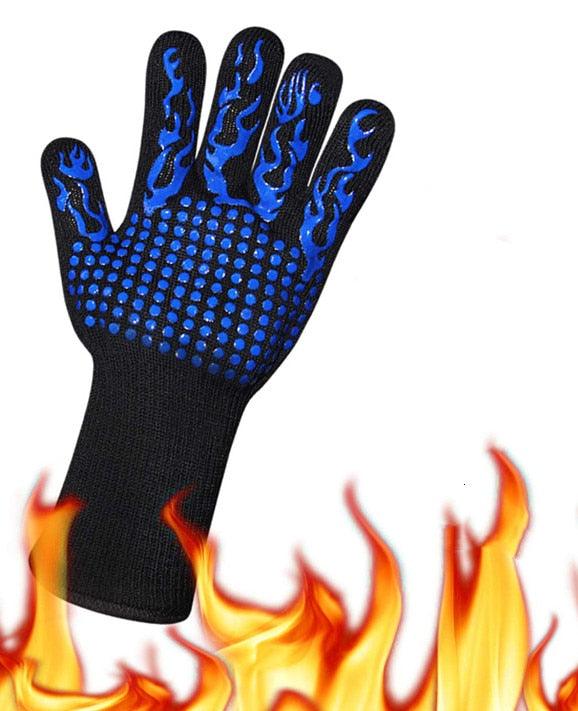 1 pc High Temperature Resistant Gloves Silicone Flame High Temperature Resistant 800 Degrees - BAKEWARE : NEW ZEALAND