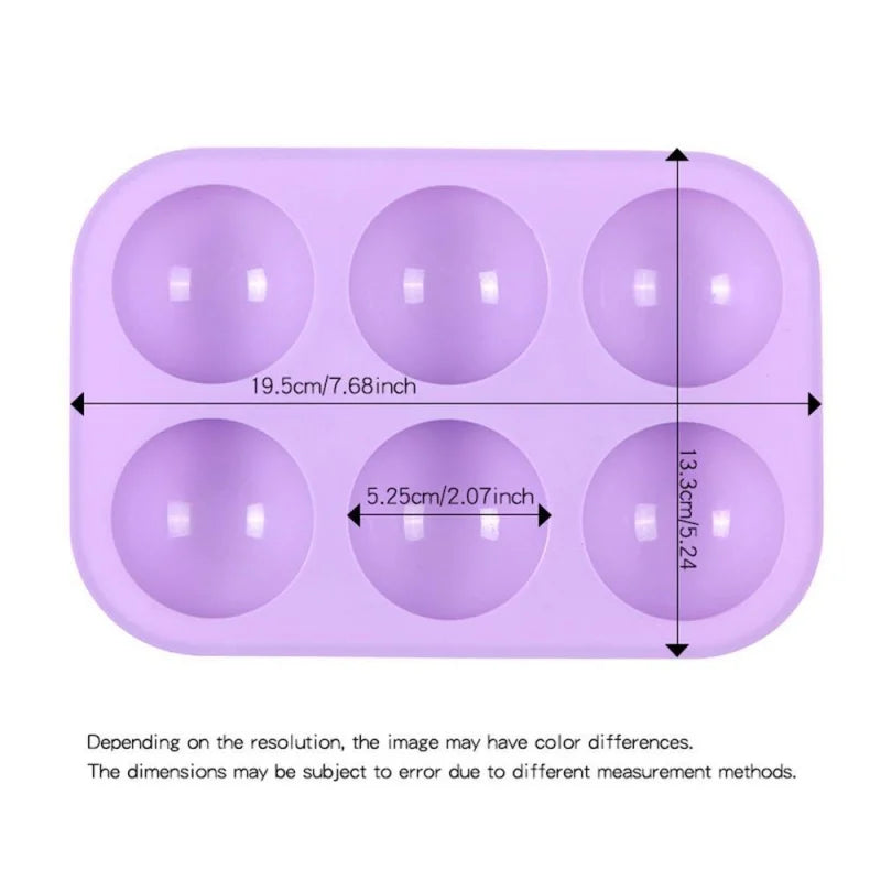 Semi Sphere Silicone Baking Mold for Baking 3D Bakeware Chocolate Half Ball Sphere Mold Cupcake Pan