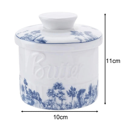 Butter Container French Butter Dish Housewarming Gift for Bread and Toast Butter Crock