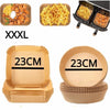 Air Fryer 50/100PCS Bakeware Disposable Paper Tray Non-Stick Mat Oil-proof Liner Non-Stick Mat