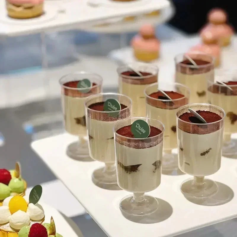 Mini Dessert Plastic Cups | Disposable Mousse Container