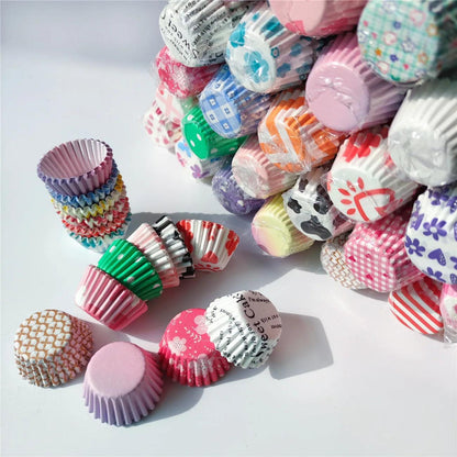 1000pcs Mini Muffin Cupcake Liners Baking Paper Wrappers Bulk Cup Cake Cases Chocolate Candy