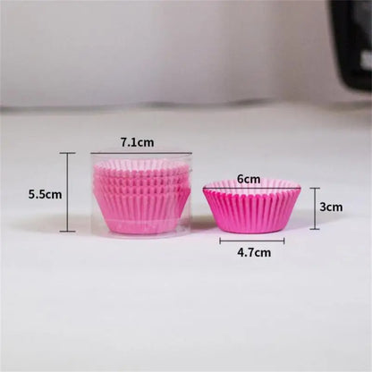 100PCS Cupcake Paper Cups Muffin Cupcake Liner Baking Muffin Box Cup Tray Wedding Party Wrapper