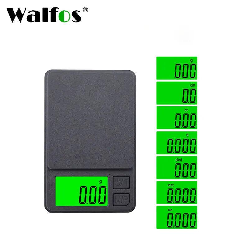 Walfos 0.01g-1000g LCD Display Electronic Scale Baking Electronic Scale Personal Table kitchen Scale Kitchen Tool Accessories