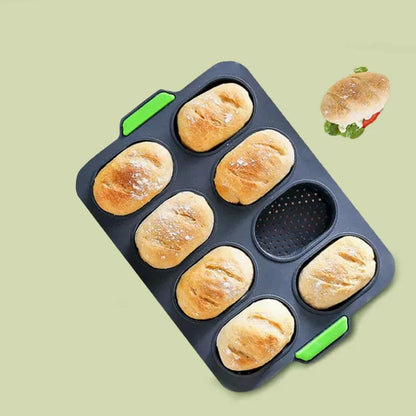 Food Grade Silicone Cake Molds Toast Tray Bread Pan Brownie Dessert Madeleine Cake Moulds